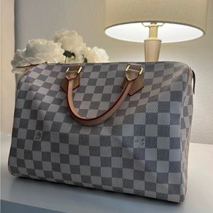 checkered handbag